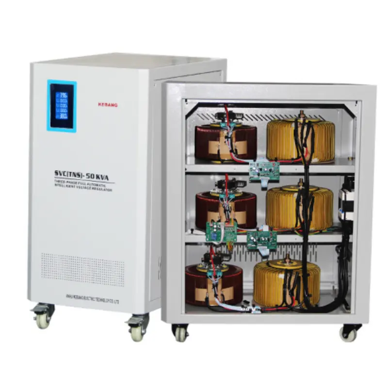 Tns-30kva Bán Trực Tiếp Từ Nhà Máy Bộ Ổn Áp Điều Chỉnh Điện Áp Lớn Tự Động Hoàn Toàn Ba Pha