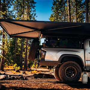 Auvent 270 Awning Plus avec protection solaire UV à 360 degrés pour voiture, abri solaire étendu, auvent de toit pour voiture avec murs lumineux à LED - Product Image 1
