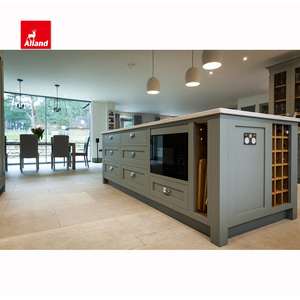 <span class=keywords><strong>Prix</strong></span> d'usine, cadre de style simple, panneau shaker peint en blanc, armoires de cuisine avec comptoir insulaire incurvé pour <span class=keywords><strong>architecte</strong></span> - Product Image 6
