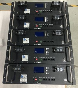 แบตเตอรี่เก็บพลังงานแสงอาทิตย์ 100ah 200ah 5kwh 10kwh 20kwh แบตเตอรี่ลิเธียม Lifepo4 แบบติดตั้งบนแร็ค - Product Image 1
