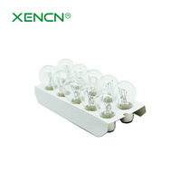 XENCN S25 5W 12V BA15d 12525 Jaune 12525A Feux halogènes en verre de quartz ambré pour 1 rétrofit/amélioration de l'éclairage automobile