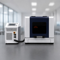 Machine de découpe laser à fibre compacte 800W, refroidie par air, portable, pour tôles métalliques, idéale pour les ateliers de prototypage