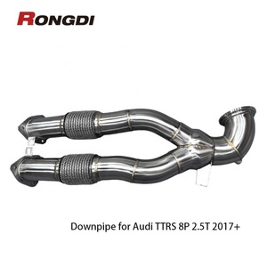 ท่อไอเสียสแตนเลส 304 ขัดเงาสำหรับ Audi TTRS 8P 2.5T TFSI EVO(EA855) 2017+ ท่อเพิ่มประสิทธิภาพ - Product Image 1