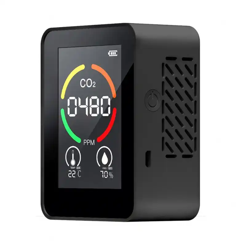 Мини Портативный углекислотный качества воздуха цифровой Co2 счетчик детектор для контроля уровня сахара в крови с датчиком