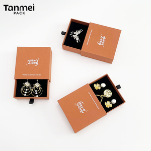 Cajas de Embalaje para Joyería con Logotipo Personalizado, Caja de Regalo de Papel con Cajón para Collar, Anillo, Pulsera, Pendientes - Product Image 5