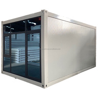 Portable Pliable Bureau Conteneur Logement Cabine Préfabriqué emballage 20 pieds Maison Conteneur