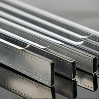 Barra Espaciadora de Aluminio de 21.5mm, Estilo Industrial, Aislamiento Térmico, No Flexible, con Cinta de Butilo, Ahorro de Energía, Accesorios para Puertas y Ventanas