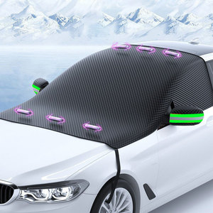 Accesorios de Coche de Moda, Cubierta de <span class=keywords><strong>Nieve</strong></span> Oxford Universal para Autos, Cubierta de <span class=keywords><strong>Nieve</strong></span> Magnética con Franja Reflectante para Parabrisas Delantero - Product Image 1