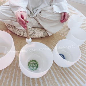 Fabricant <span class=keywords><strong>de</strong></span> bols chantants en quartz, ensemble <span class=keywords><strong>de</strong></span> bols chantants en cristal avec base <span class=keywords><strong>de</strong></span> transport - Product Image 2