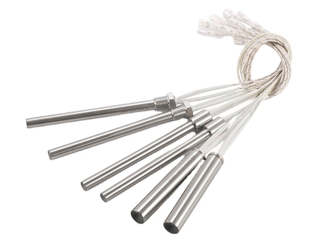 1/2" Thread Cylindrical Hot Rod Resistance Heating Element 220V Cartridge Heater Electric Heater Tube