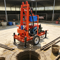 Machine de forage hydraulique pour puits d'eau, profondeur de forage 100m, 150m, 200m