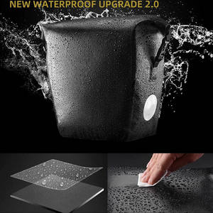 Sacoche de selle unisexe imperméable double face en bâche 20-36L <span class=keywords><strong>à</strong></span> motif géométrique pour porte-bagages arrière de <span class=keywords><strong>vélo</strong></span> - Product Image 5