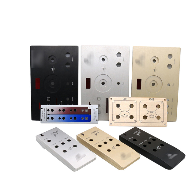 Custom CNC High Quality Aluminum Face Plate Amplifier Front Panel