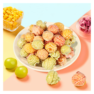 Pop-corn sucré Trois saveurs de pop-corn Collations aux grains de pop-corn aromatisées aux fruits - Product Image 1