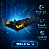 Mesin Pemotong Laser Serat CNC dengan Kontrol Cypcut dan Rel Pemandu HIWIN untuk Peralatan Teknik Struktur Baja Besar