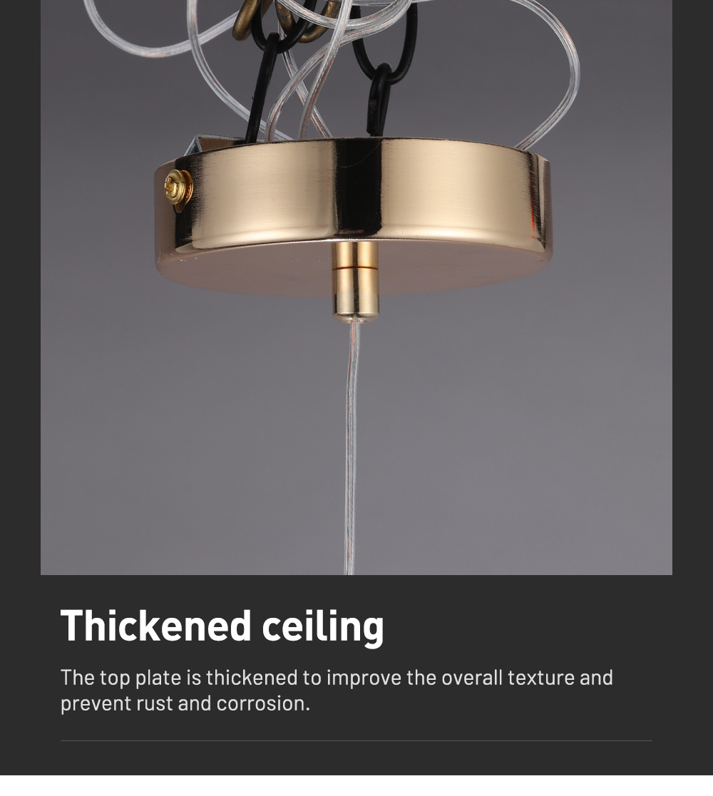 Nordic Metal Industry Bedside Ac100~240V Pendant Lamp Lighting Acrylic Ceiling Pendant Light