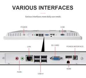 21.5 Inch Miễn Phí Vận Vận Chuyển Sảnh Cảm Ứng Tất Cả Trong Một Pc Đa Màn Hình Cảm Ứng Lcd Tương Tác Kiosk Nhà Sản Xuất - Product Image 4