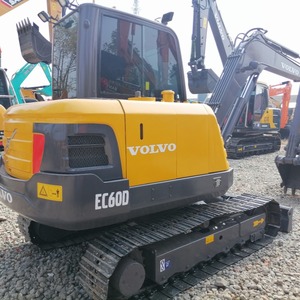 Excavadora de orugas de peso operativo Volvo EC60D de 6 toneladas usada a la venta, los componentes clave incluyen el cojinete de la bomba de engranajes del motor - Product Image 2