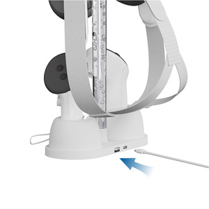 Estación de Carga HBV-463 para Oculus Meta Quest 3, Soporte de Almacenamiento para <span class=keywords><strong>Gafas</strong></span> Quest3, Soporte para <span class=keywords><strong>Gafas</strong></span> <span class=keywords><strong>PS</strong></span> <span class=keywords><strong>VR</strong></span> - Product Image 4