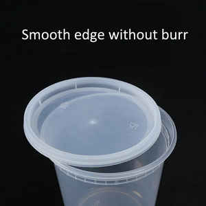 32 oz lò vi sóng dùng một lần bữa ăn nhựa leakproof Deli thực phẩm mì nóng súp <span class=keywords><strong>container</strong></span> - Product Image 5