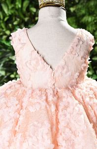 ชุดเดรสเด็กผู้หญิงสีชมพูหวานสำหรับงานวันเกิดวัยรุ่นปี 2021 - Product Image 6