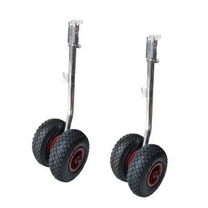 Venta al por Mayor de Accesorios Nuevos para Barcos de Acero Inoxidable, Ruedas para Transporte Marítimo, Modelo Plegable Resistente SUMAR - Product Image 2