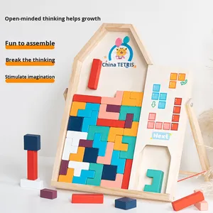 Blocs de puzzle 3D éducatifs pour enfants, jouets d'apprentissage Montessori pour le développement du cerveau et l'entraînement à la pensée créative - Product Image 3