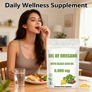 Huile de nigelle en gros, superaliment, 6000 mg, vitamines naturelles à base de plantes, 60 gélules molles, 100 % pur, améliore l'immunité, compléments énergétiques - Product Image 6