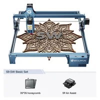 Machine de gravure laser SCULPFUN S9 5W, petite machine CNC DIY pour la gravure de logos sur bois