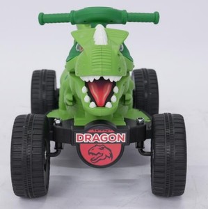 Coche Eléctrico Infantil de Dinosaurio Barato, ATV Quad de 12V 4AH con Doble <span class=keywords><strong>Motor</strong></span> 380, Música y Luces, Juguete <span class=keywords><strong>para</strong></span> Niños y Niñas de 3 <span class=keywords><strong>a</strong></span> 8 <span class=keywords><strong>A</strong></span>ños - Product Image 2