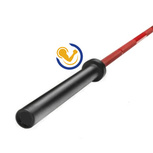 Barre d'haltères <span class=keywords><strong>UNIQ</strong></span> Blue Cerakote décorée en bleu haltérophilie - Product Image 6