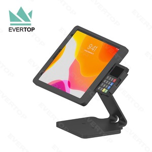 LST13-S Heavy Duty Tabletop <span class=keywords><strong>Tablet</strong></span> kiosk đứng cho iPad an toàn đứng POS <span class=keywords><strong>Tablet</strong></span> hiển thị đứng cho iPad Android tùy chỉnh 8 "10" - Product Image 3