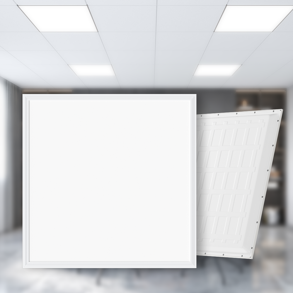 Коммерческие проекты внутреннего освещения потолка 2x2 2x4 600x600 60x60 квадратный Встраиваемый светодиодный светильник с подсветкой для офисного освещения