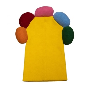 Cache-visage d'hiver, bonnet de <span class=keywords><strong>ski</strong></span> drôle à fleurs, femme, doux, respirant, tricoté, cagoule à un trou, multicolore, masque de <span class=keywords><strong>ski</strong></span> - Product Image 3