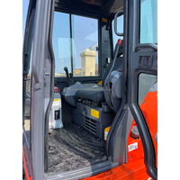 Mini-excavatrice Kubota U55 haute performance avec flèche pivotante, machine d'occasion d'origine, avec pince hydraulique pour usage domestique