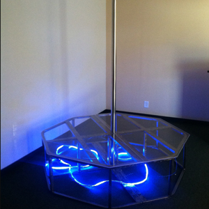 Lampes de scène GOGO pour plateforme de danse, avec faisceau laser et effets lumineux pour spectacle musical et de danse aérienne en cage. - Product Image 3