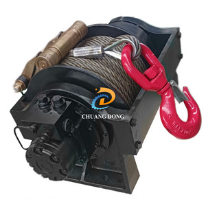 Cabrestante Hidráulico de 10 Toneladas (22000 Libras) con Cable de Acero Inoxidable, Fuerza de Tracción Máxima de 98KN, Capacidad de 75m, para Remolque y Recuperación de Camiones, 1.5 <span class=keywords><strong>HP</strong></span> - Product Image 3