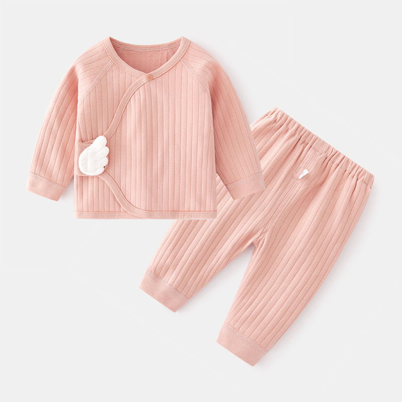 Ensemble bébé ailes d'ange rose