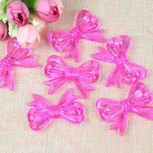Acrylic Butterfly <b>Beads</b> 47x37mm Transparent For Jewelry Making Loose <b>Beads</b> - Product Image 2
