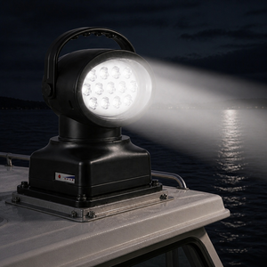 Projecteur LED rechargeable 50W en gros, 12V, télécommande, étanche IP66, magnétique, lumière de travail 7 pouces, stroboscopique et fixe pour camion - Product Image 1