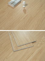 Parquet SPC moderne imperméable, motif chevrons, installation par clips, noyau rigide pour la décoration intérieure haut de gamme