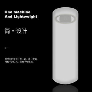 ไฟกลางคืน LED ทรงกลมแบบมินิมอล แสงวอร์มไวท์ ใช้แบตเตอรี่ ควบคุมด้วยปุ่ม สำหรับใช้ข้างเตียงในห้องนอน - Product Image 1