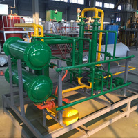 Machine de pyrolyse mini 100 kg-1 t pour pneus usagés et plastiques, rendement en huile 45-52 %, montée sur patins, 500-540°C, économie d'énergie, recyclage