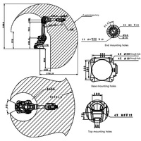 Braccio robotique industriel Borunte Brtirus1820a à 6 axes avec soudage laser MIG et TIG, bras robotique de palettisation