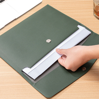 Carpetas de Presentación Personalizadas de Cuero PU A4 con Logotipo en Relieve, Color Personalizado, Muestra Gratuita, Portafolio para Conferencias Empresariales