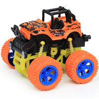 Véhicule tout-terrain à quatre roues motrices à inertie, mini camions monstres pour enfants, rotation à 360 degrés, 4 roues motrices, voiture à friction durable, voiture de cascade