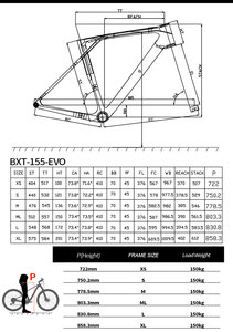 BXT Nouveau <span class=keywords><strong>Cadre</strong></span> de Vélo de Route EVO-155 en Fibre de Carbone avec Frein à Disque T47 700C*32C, Acheminement Interne des Câbles Di2, <span class=keywords><strong>Cadre</strong></span> de <span class=keywords><strong>Course</strong></span> Super Léger - Product Image 2