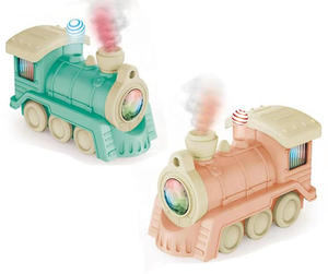 Juguetes Educativos para Bebés, Tren de Plástico Multifuncional con Luz y Música, Bola Flotante con Suspensión y Spray, Mini Coche Eléctrico Universal para Niños - Product Image 1