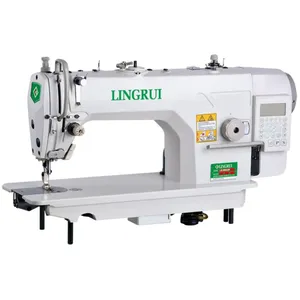 LR 9000-D4 Mechatronics yüksek hızlı doğrudan sürücü lockstitch DİKİŞ MAKİNESİ ışık için uygun, giysi dikiş orta