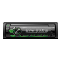 Classic 1 Din Car Radio Estéreo TF Puerto USB DSD Formato de audio Manos libres Control remoto por aplicación FM Transmisor Amplificador 1 año